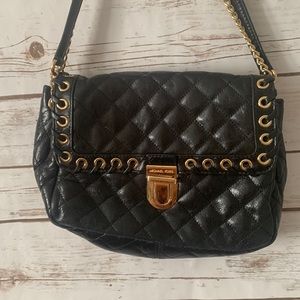 Michael Kors Hippie Grommet Sloan Large Quilted Shoulder in Black Handbag